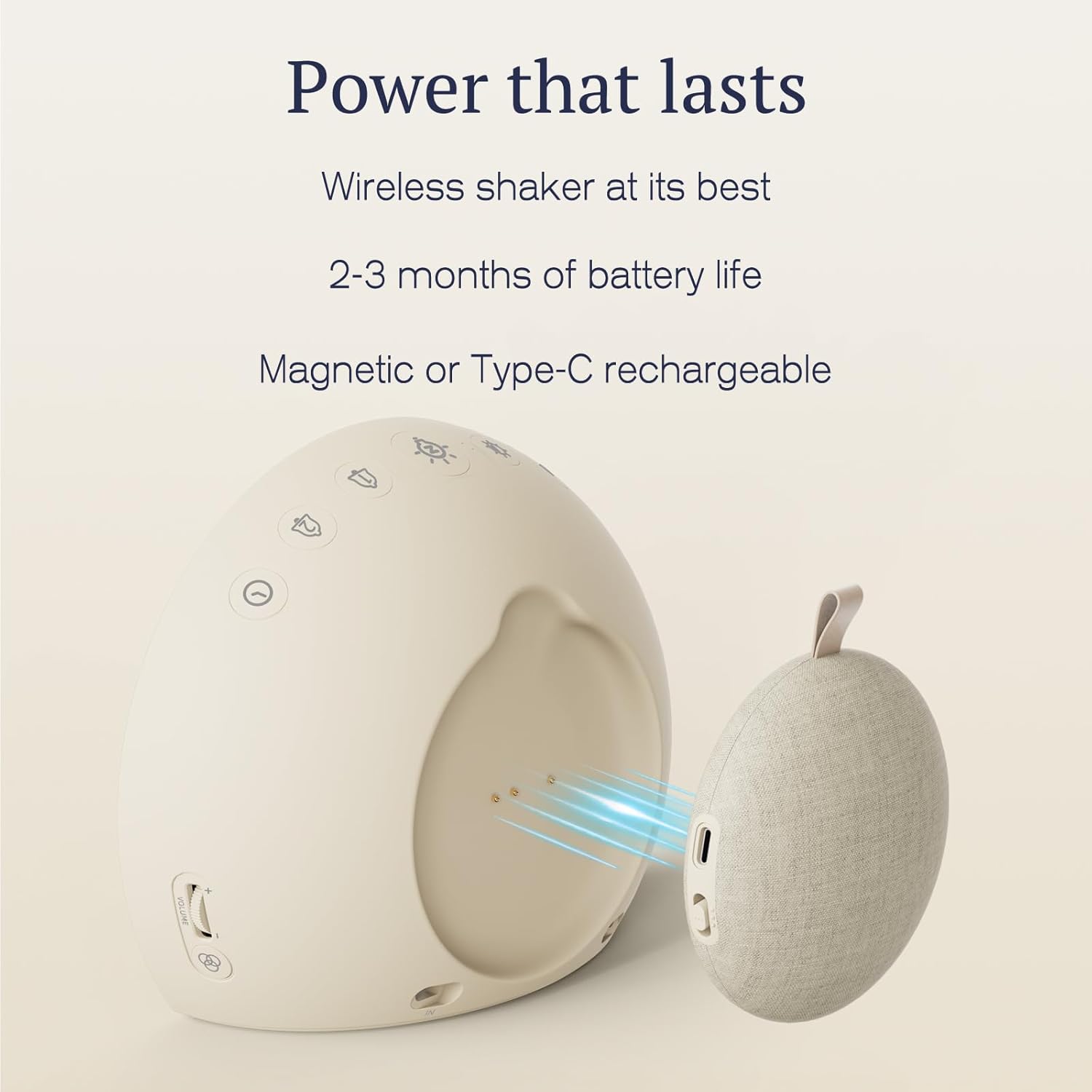 Thumbnail 3 de ANJANK Extra lauter Wecker mit kabelloser Vibration, Licht & 2 Alarmen (9-Farben Nachtlicht)