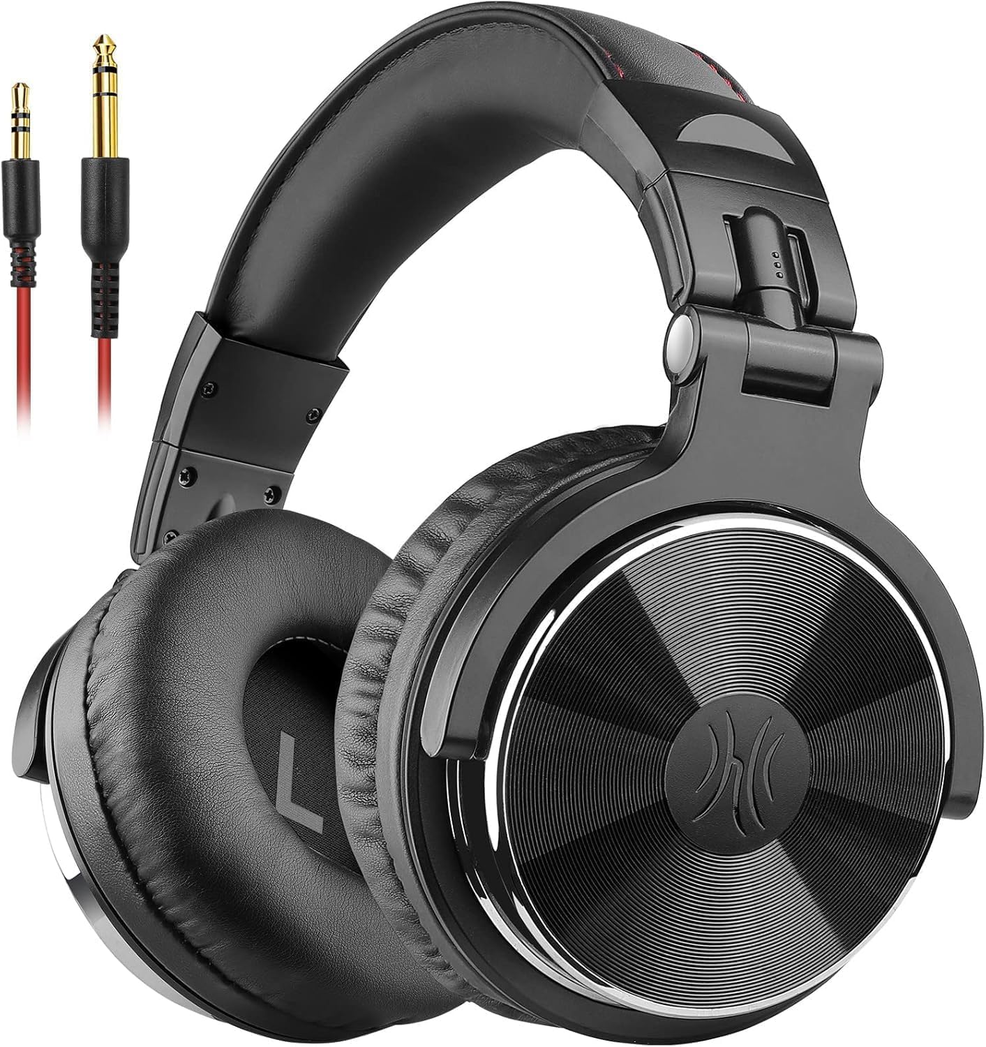Detalle de OneOdio Pro-10 Over-Ear Kopfhörer – Kabelgebundene DJ-Kopfhörer mit 50 mm Treibern