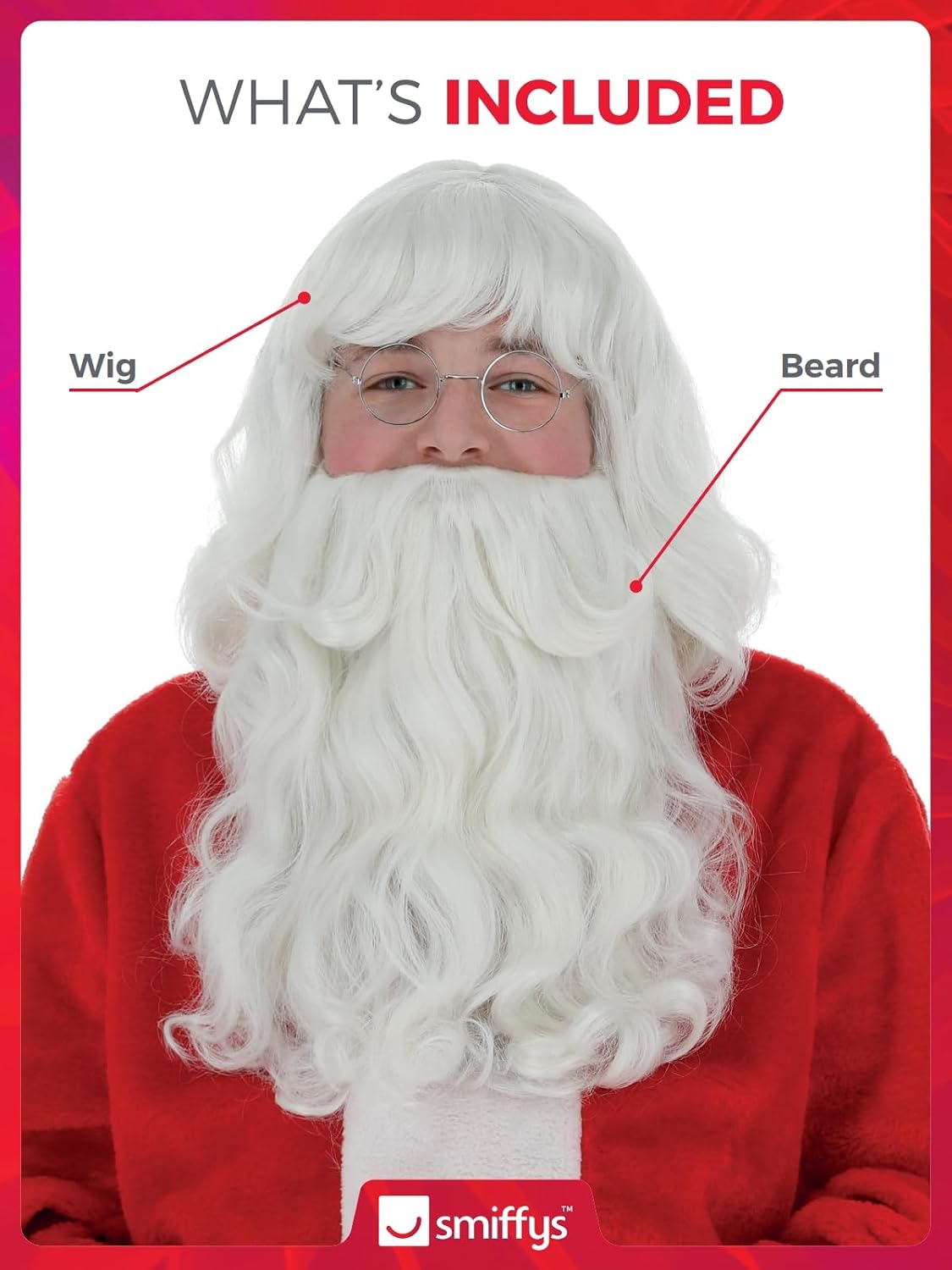 Thumbnail 1 de Smiffys Kit accessoires Père Noël 38 cm 🎭