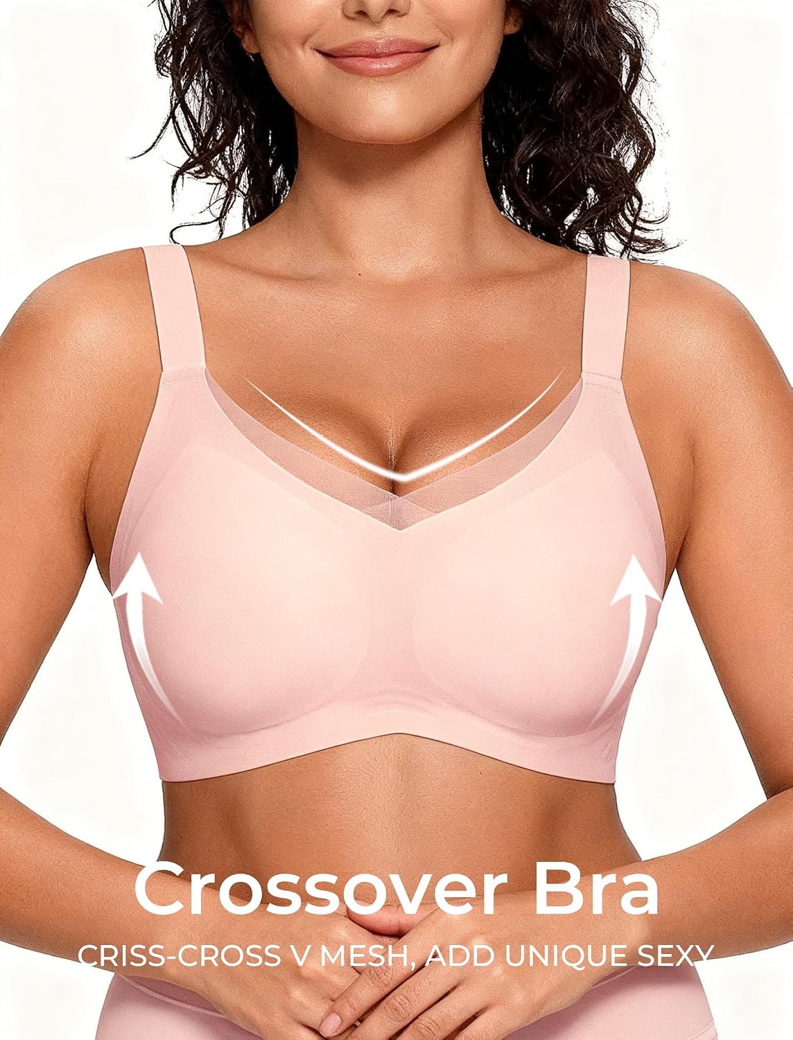 Thumbnail 1 de Vinfact V Lace Wireless Seamless Bra — Full Coverage