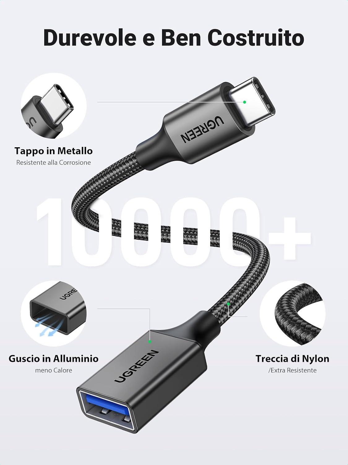 Thumbnail 3 de UGREEN Cavo OTG USB-C a USB 3.0