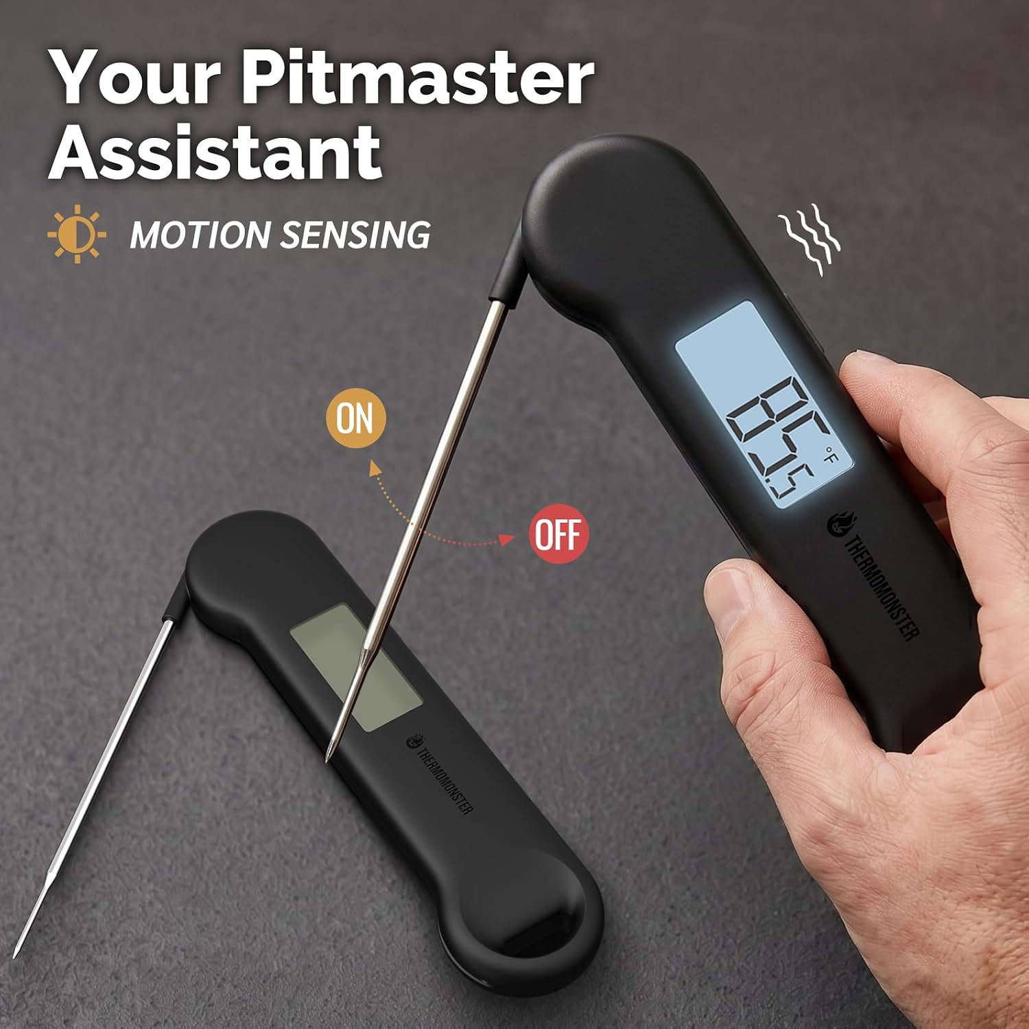 Thumbnail 3 de ThermoMonster 0.5 Sec Instant Read Meat Thermometer – Black