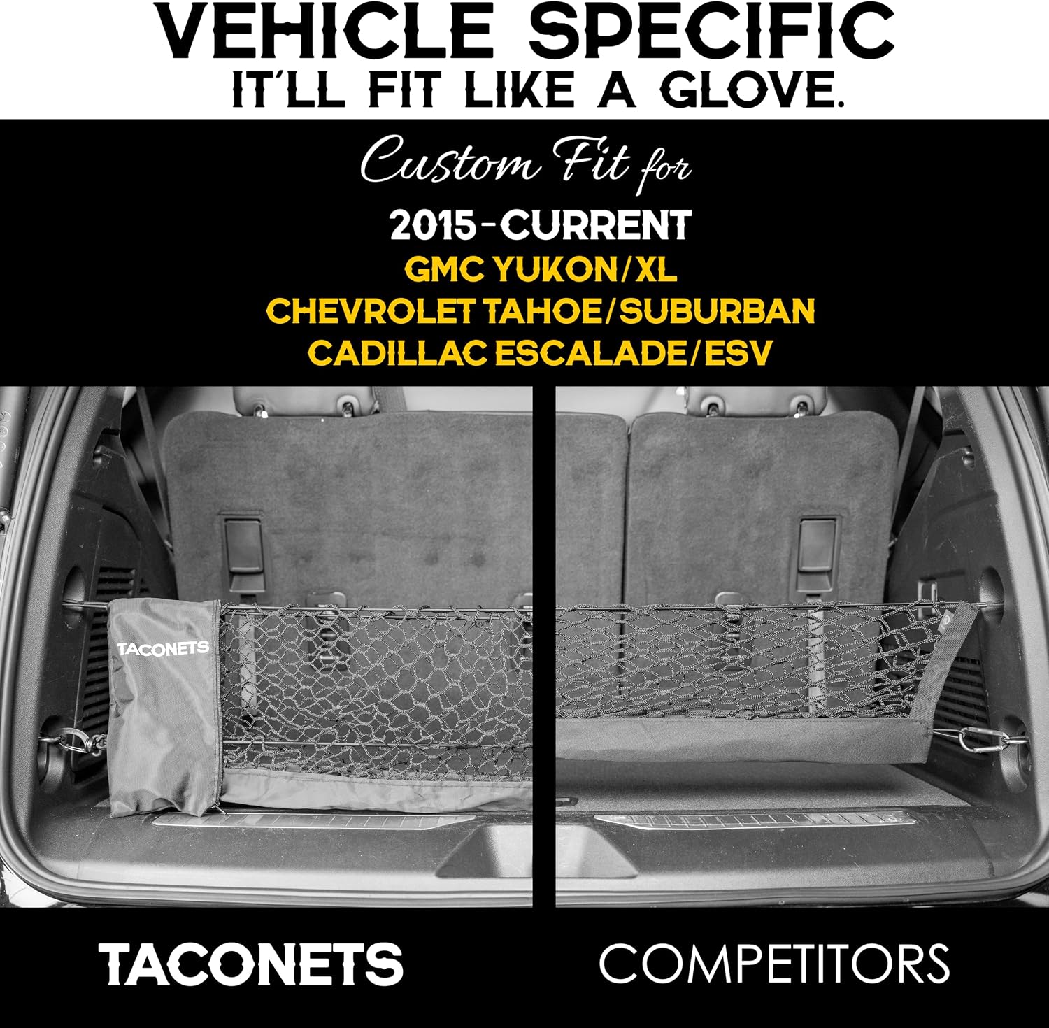 Detalle de TacoNets Envelope Cargo Net for Suburban, Tahoe, Yukon, and Escalade (2015–Current)