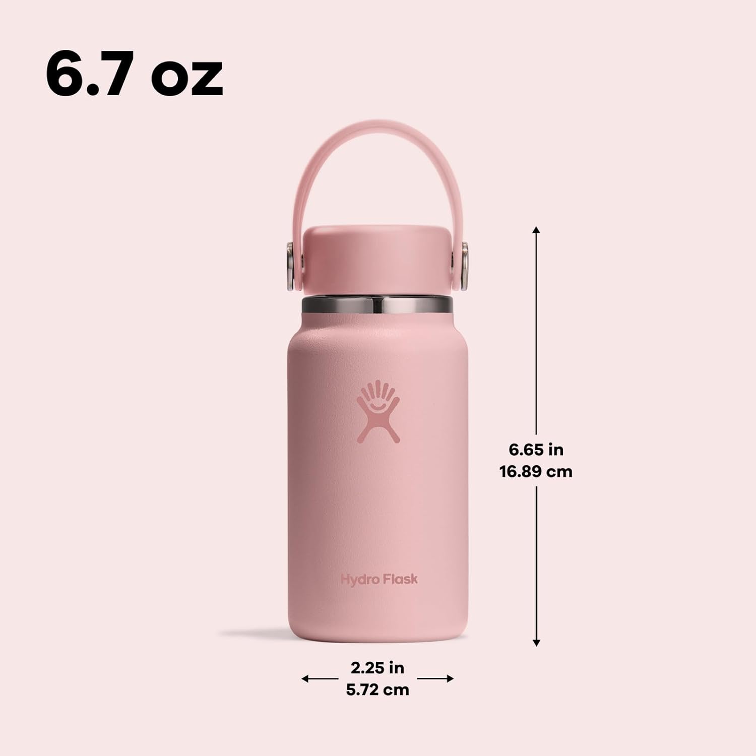 Thumbnail 6 de Hydro Flask Micro Bottle - Leak Proof 6.7 oz insulated mini bottle (Glimmer Pink)