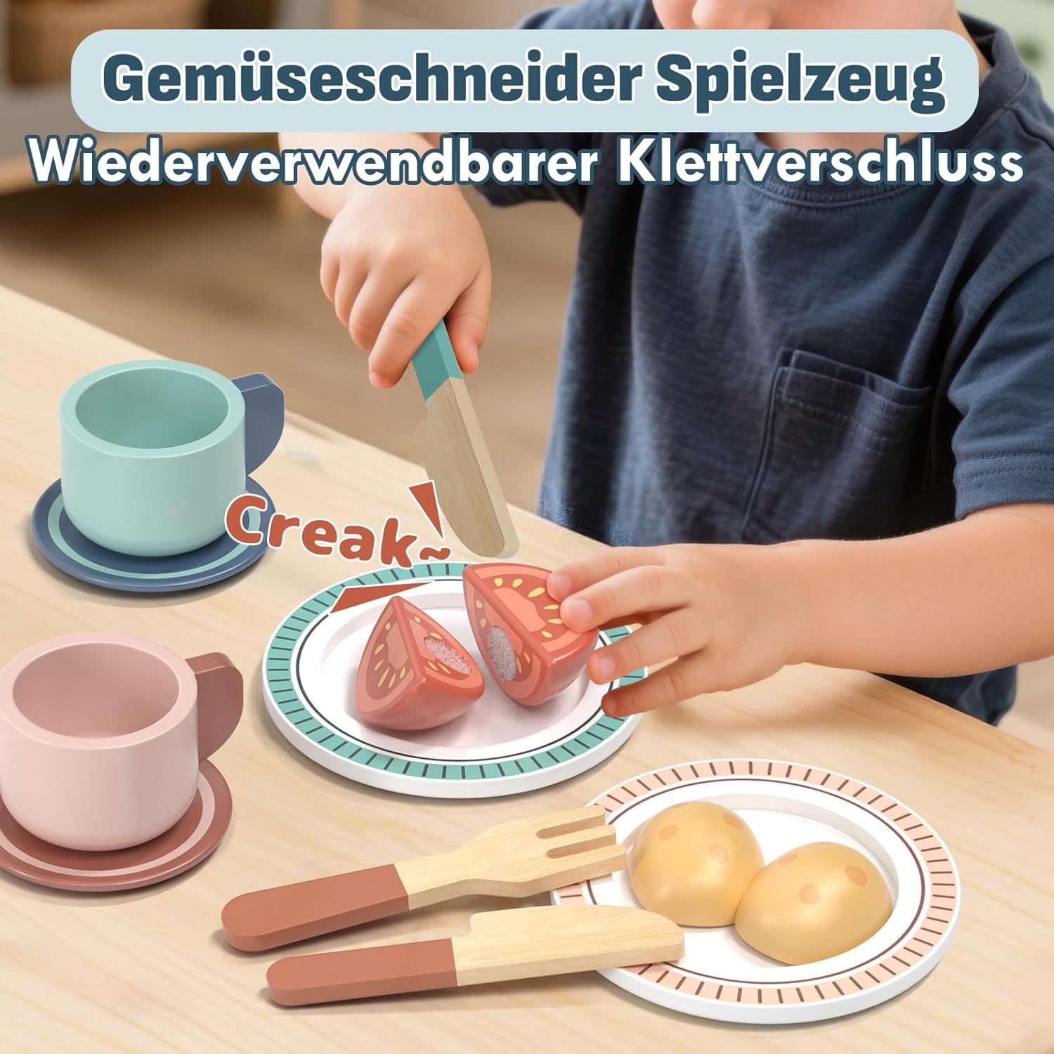 Thumbnail 3 de Lehoo Castle Kinderküche Zubehör Holzset