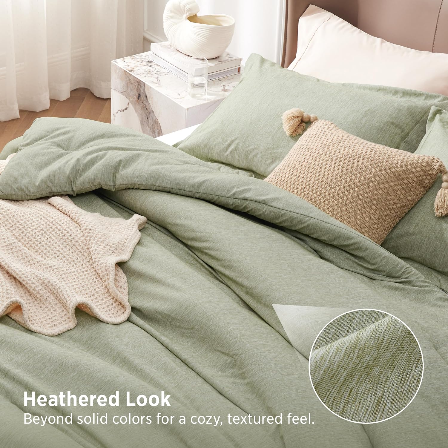 Detalle de Bedsure Queen Comforter Set