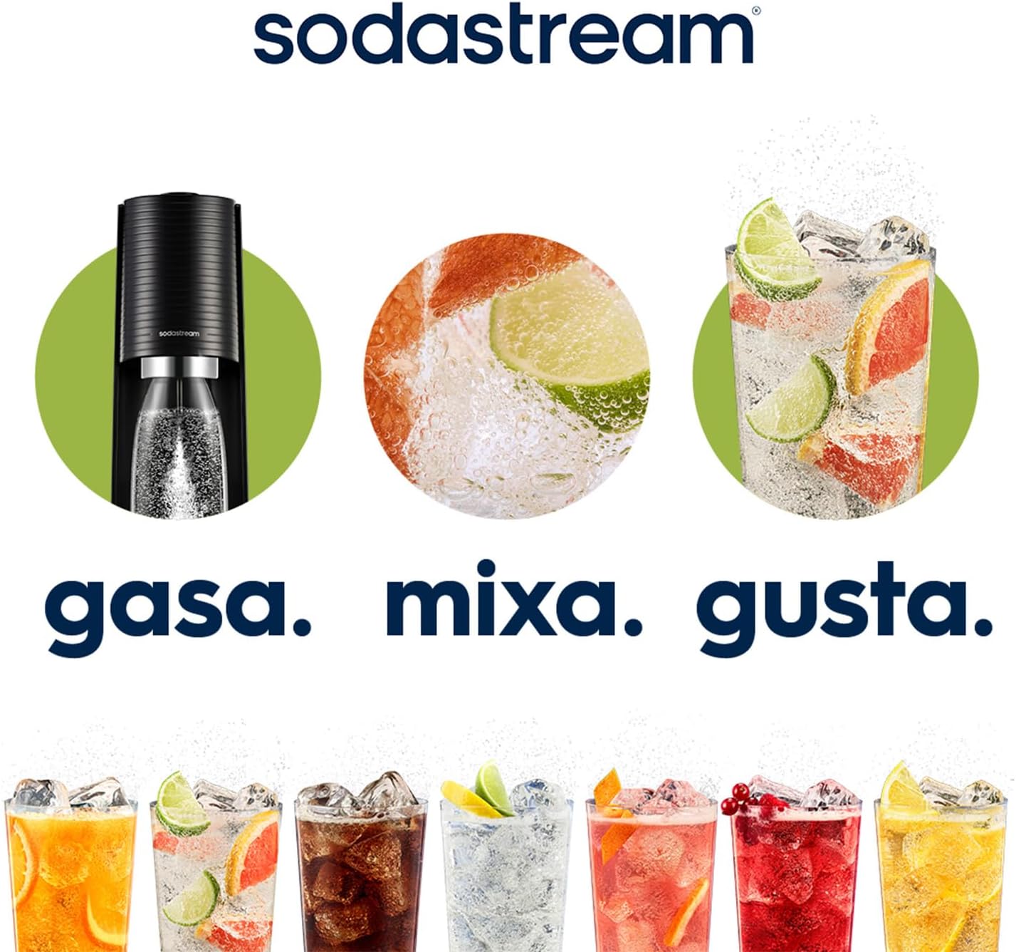 Detalle 1 de SodaStream TERRA Promopack Wassersprudler 44 cm 🥤