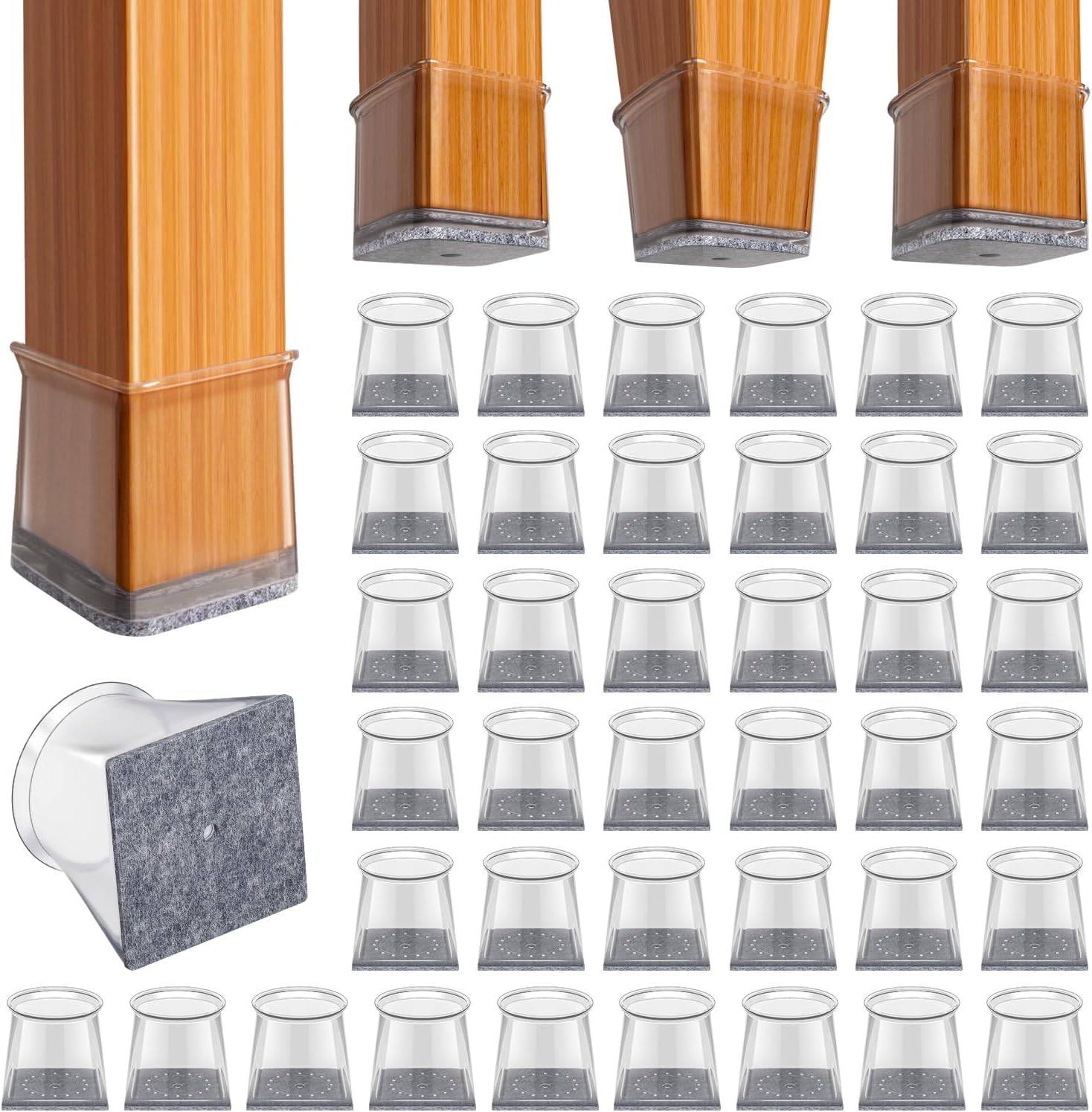 Detalle de BUMACO Chair Leg Floor Protectors, Size S