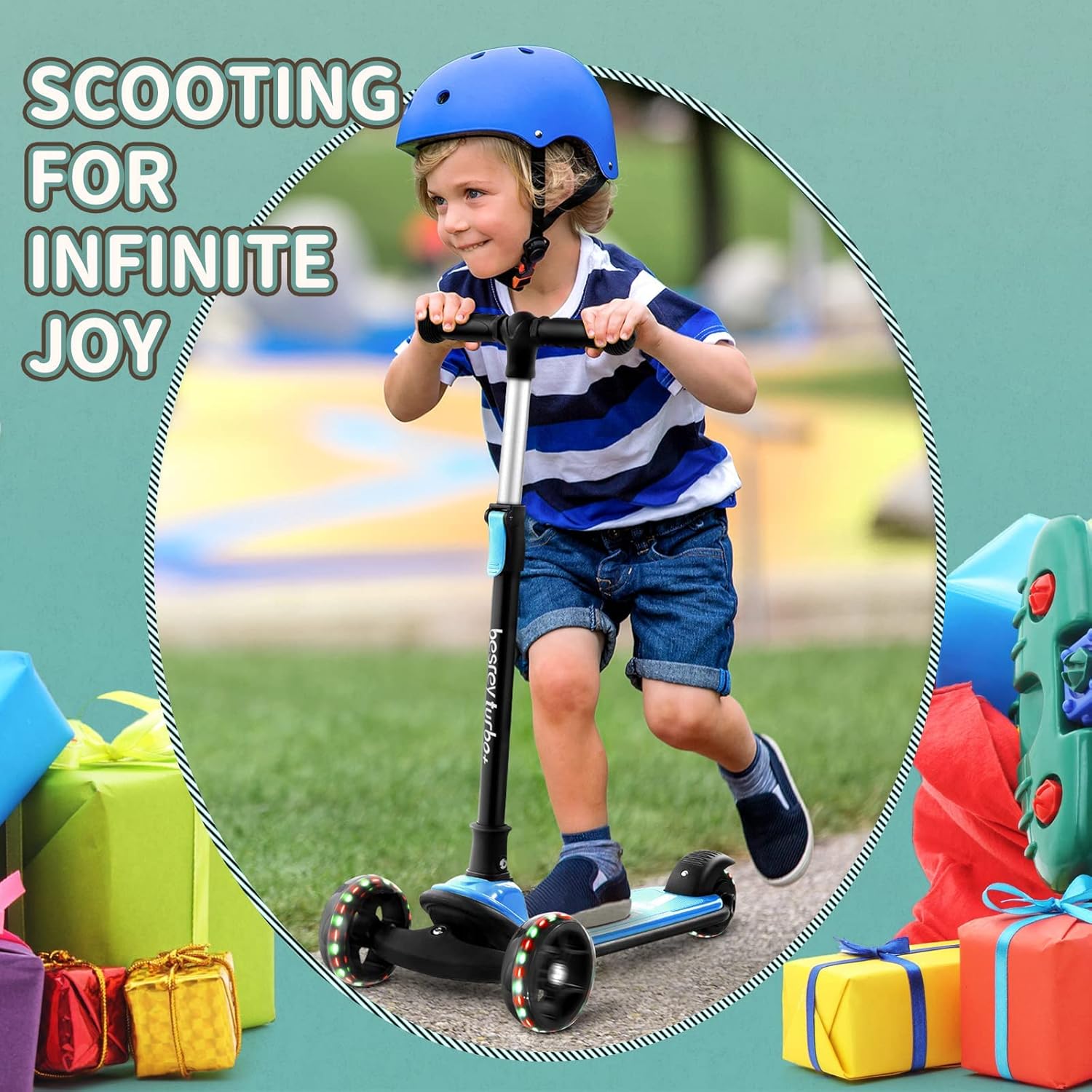 Thumbnail 6 de besrey Kinder-Scooter 3–8 Jahre 🛴