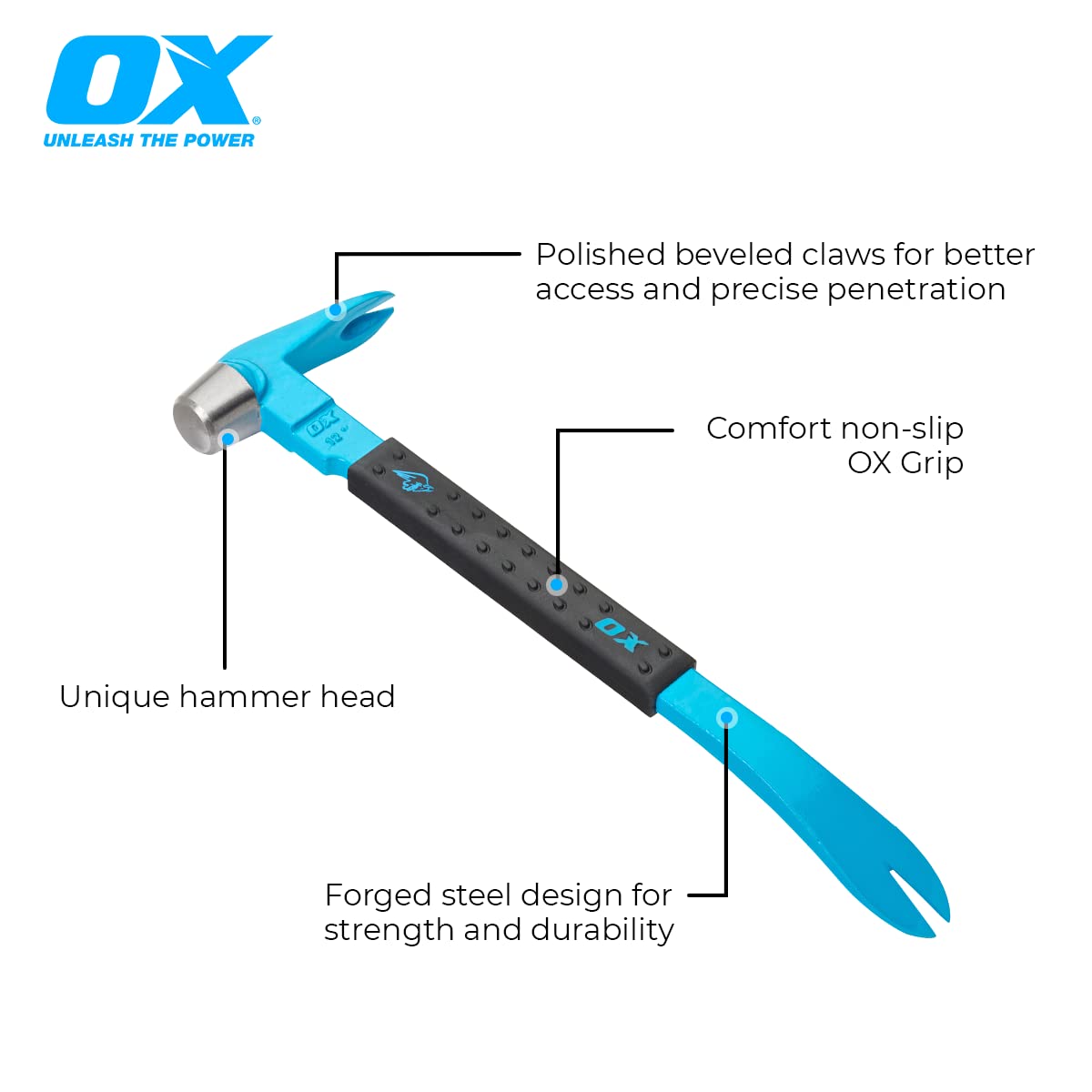 Thumbnail 1 de OX Cats Paw Nail Puller 12-Inch
