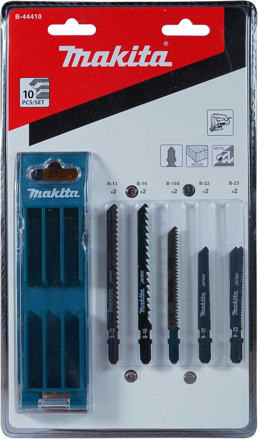Detalle 2 de Makita B-44410 lames scie sauteuse 10 pcs đ