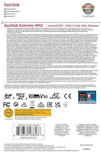 Thumbnail 4 de SanDisk Extreme PRO 512GB microSDXC con adaptador SD y RescuePro Deluxe: rendimiento rápido para apps y multimedia