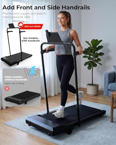 Thumbnail 3 de Superun Raceable Walking Pad, 10% Incline, Foldable, 6 km/h