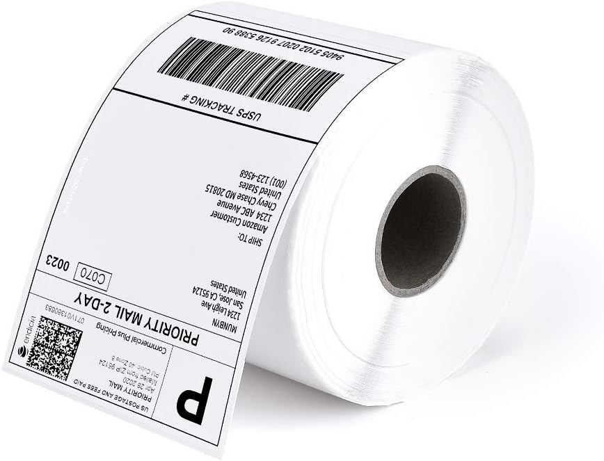 Detalle de MUNBYN 4x6 Direct Thermal Shipping Labels 500