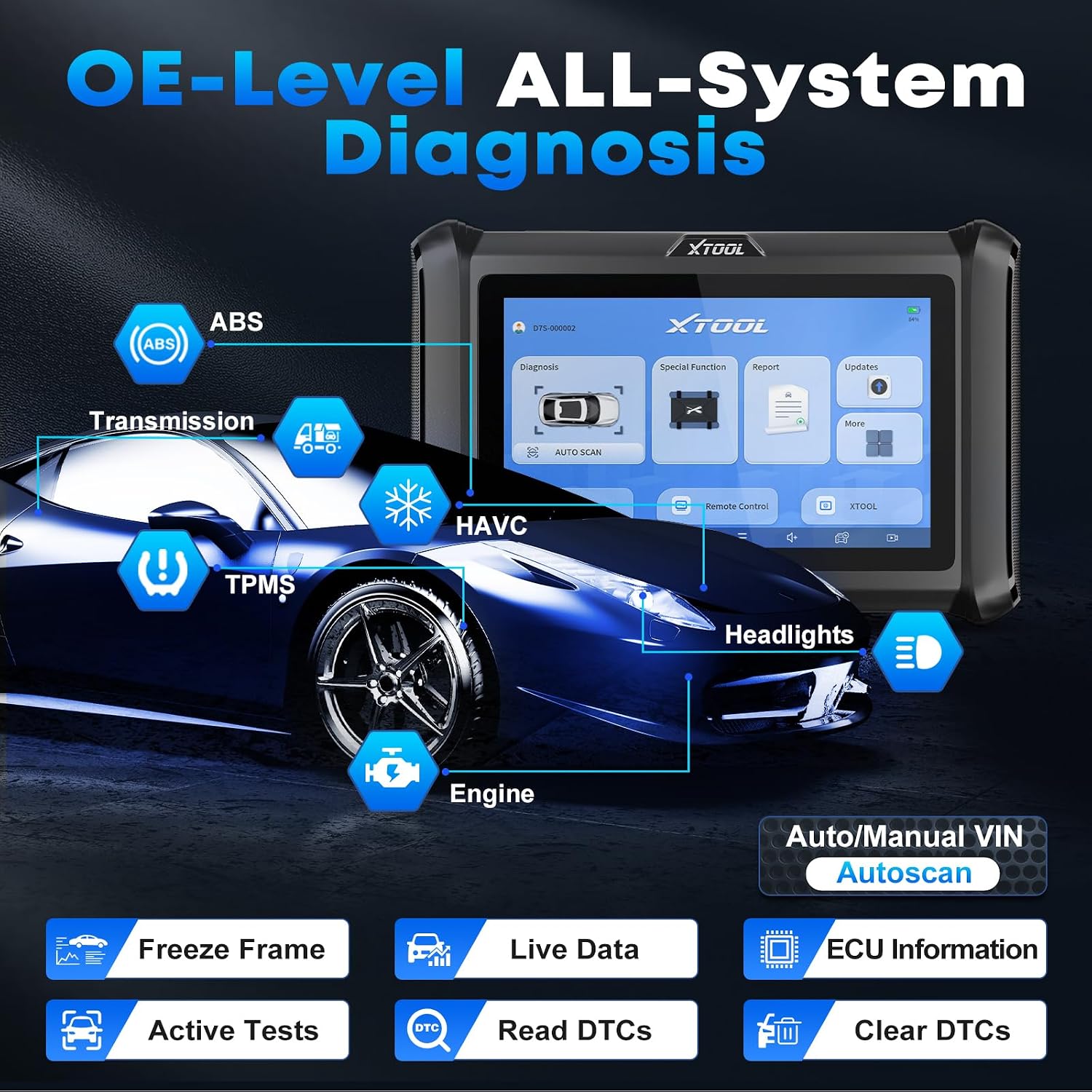 Thumbnail 5 de XTOOL D7S 3-Year Update OBD2 Scanner