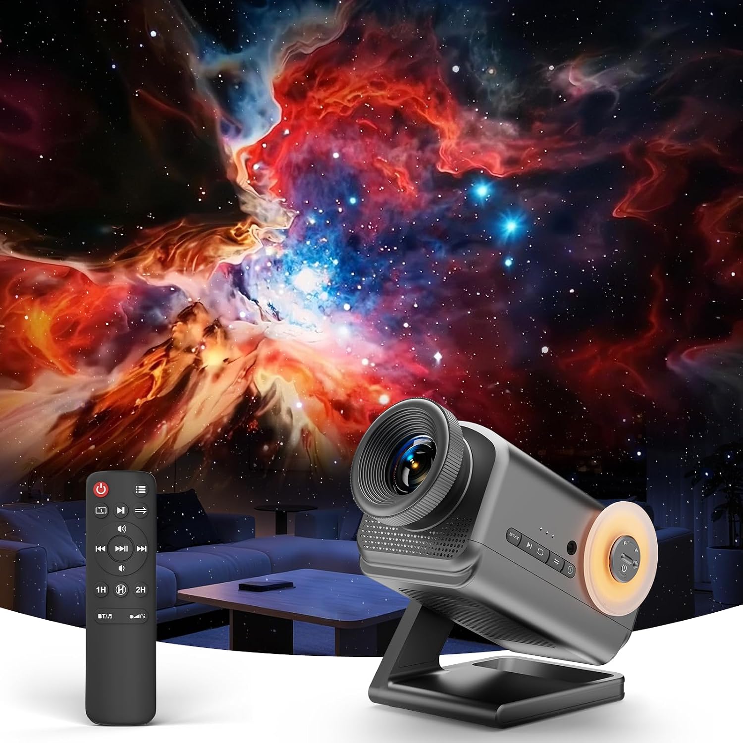 Detalle de Rossetta BL 3D02 3D Projector, 66 Scenes, 20 Themes & Bluetooth Speaker