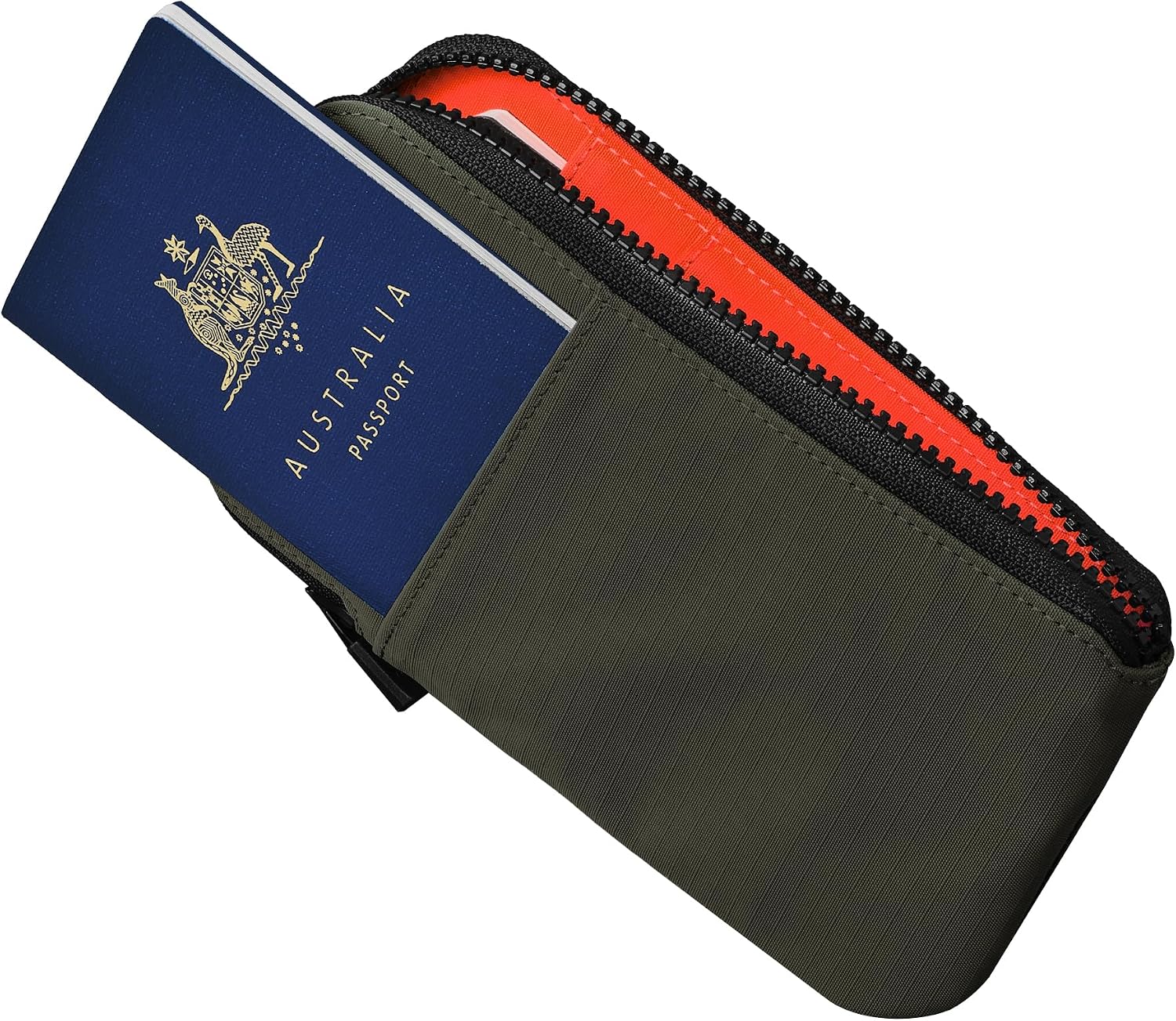 Detalle de ALPAKA Zip Travel Wallet — Portefeuille de Voyage RFID avec HUB et 3 poches passeport