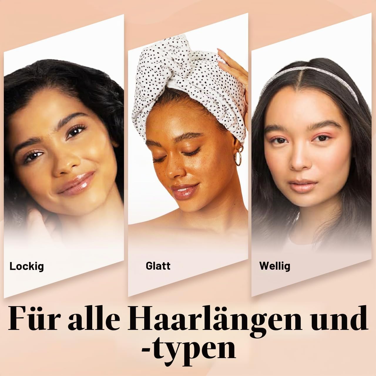 Thumbnail 5 de Kitsch Mikrofaser-Haarhandtuch