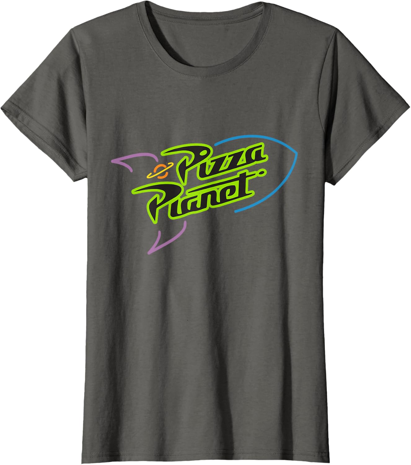 Thumbnail 6 de Disney Pixar Toy Story Pizza Planet, Astronave Neon - T-shirt leggera con grafica originale