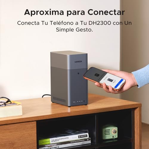 Detalle de UGREEN NASync DH2300 NAS de Escritorio de 2 Bahías (DH2300)