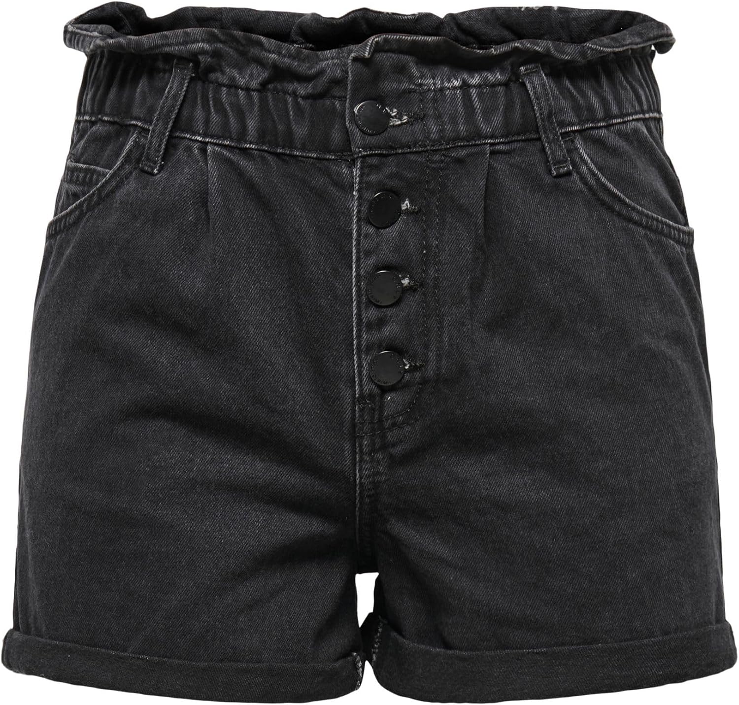 Thumbnail 6 de ONLY Women’s Onlcuba Life Paperbag DNM Shorts (Denim Medium Blue)