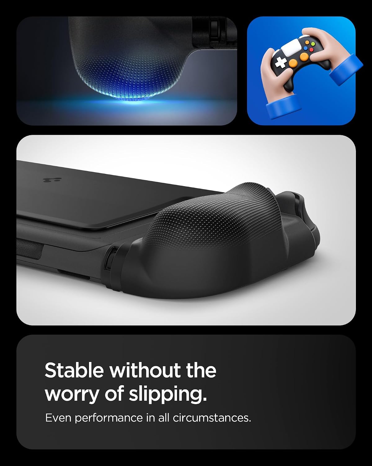Thumbnail 5 de Spigen Dual Grip : coque compatible Nintendo Switch 2 2025, étui noir ultra-léger