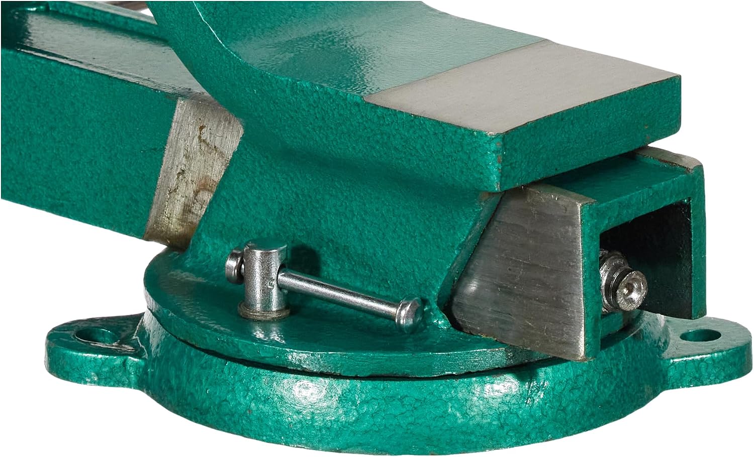Detalle 1 de Mannesmann M73100 100 mm Vice with Alloy Steel Jaws and Swivel Base