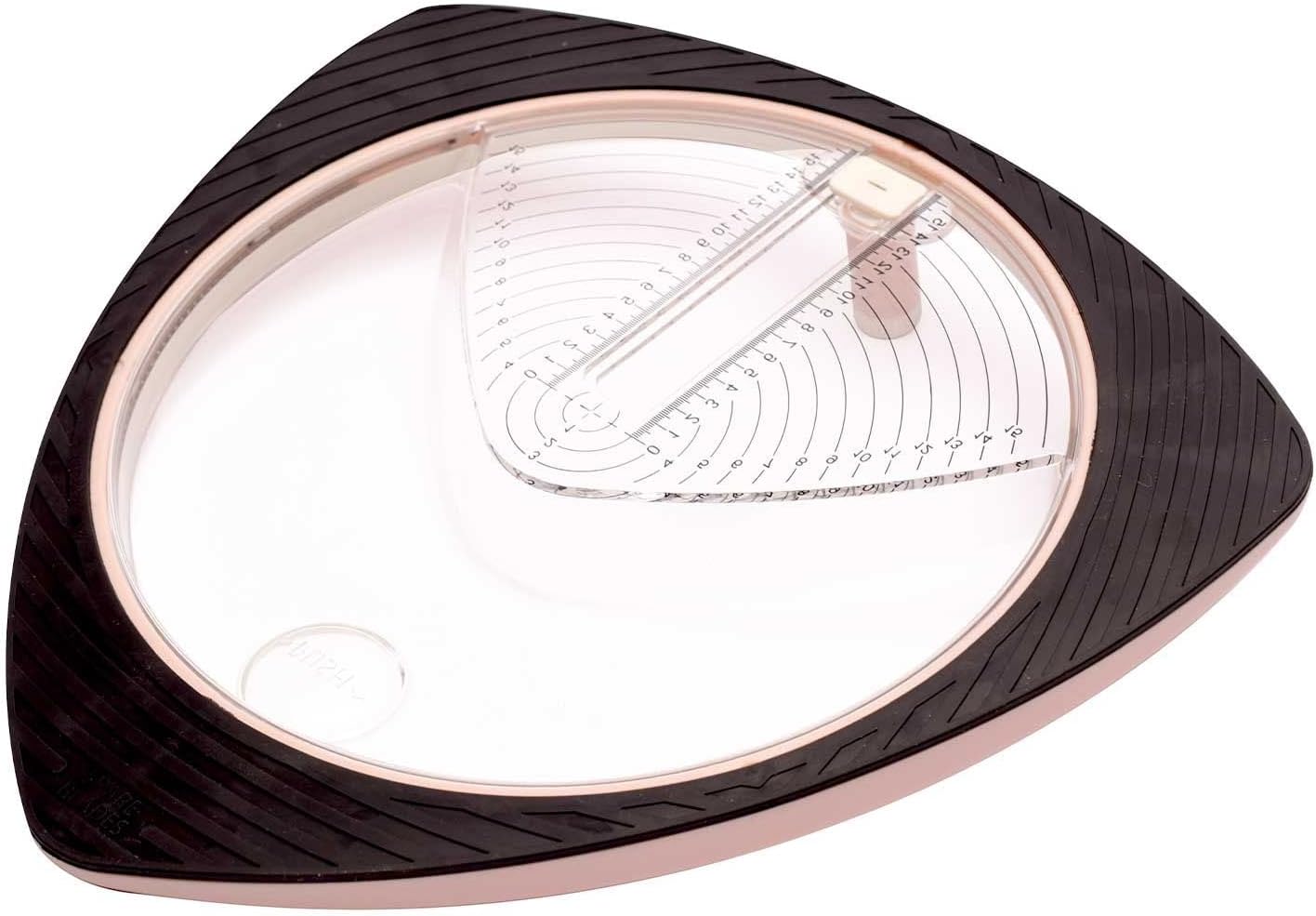 Detalle de Vaessen Creative Cutter Circulaire Ø 2,5 à Ø 15 cm – 3 Lames de Rechange – Coupe Papier Cercle Rose