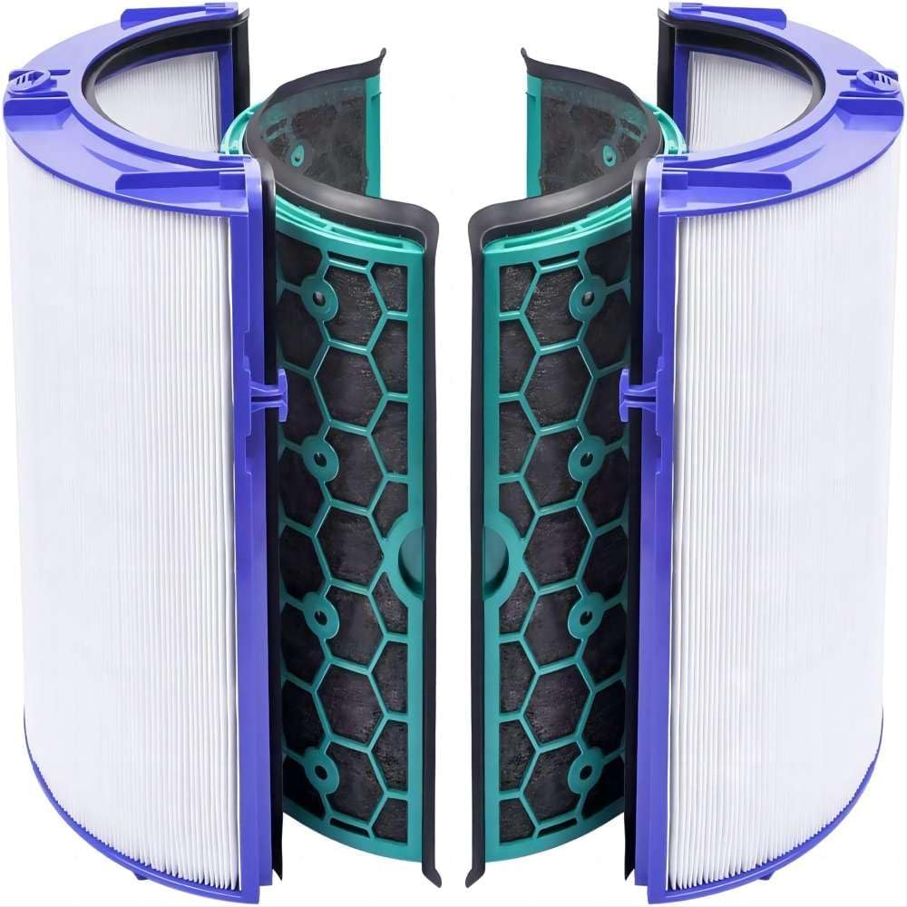Detalle de KEEPOW Filtro di ricambio per Dyson Pure Cool HP04 TP04 DP04 (HEPA e carbone attivo)