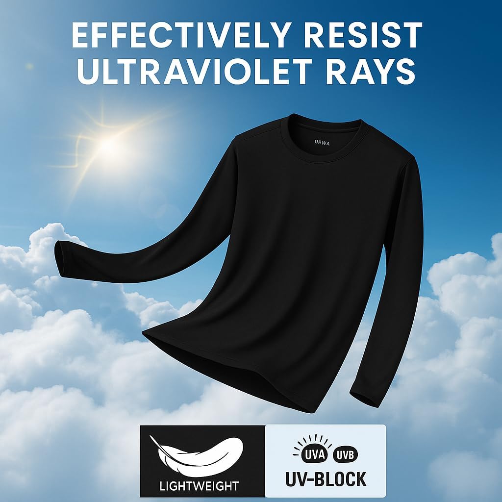 Detalle de Men's Long Sleeve Moisture Wicking Shirt 3.8 oz