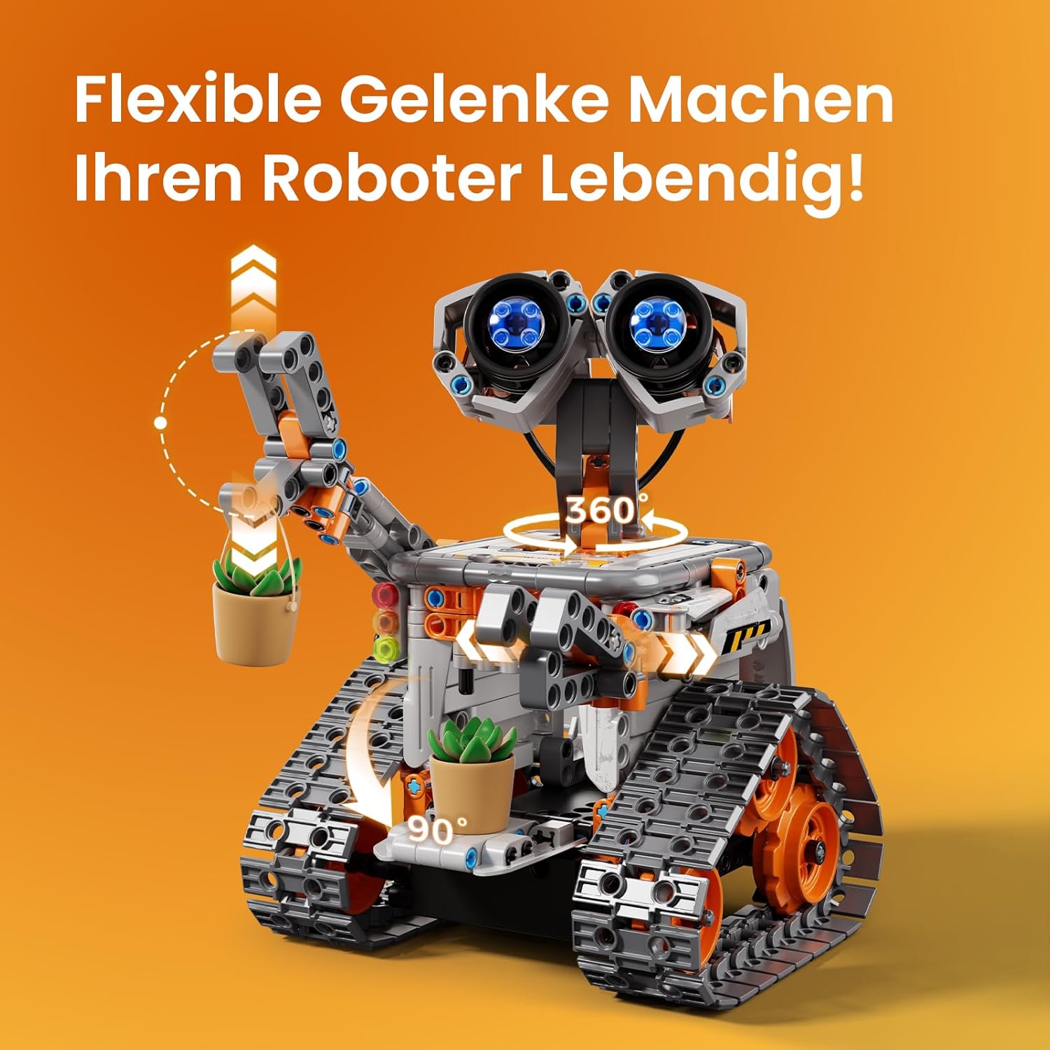 Detalle 1 de Sillbird Roboter Baukasten 488 Teile