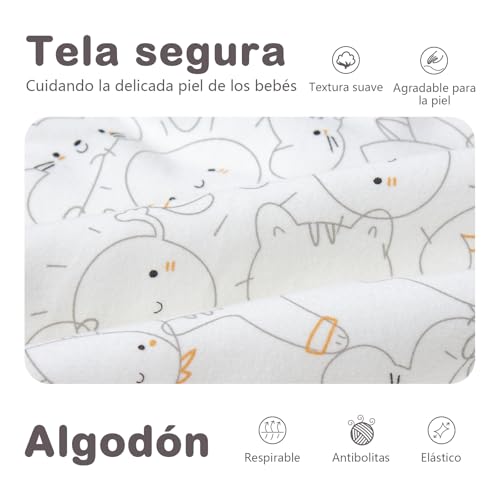 Detalle 1 de MIKAFEN Saco de Dormir Invierno bebé 2,5 TOG 🐱