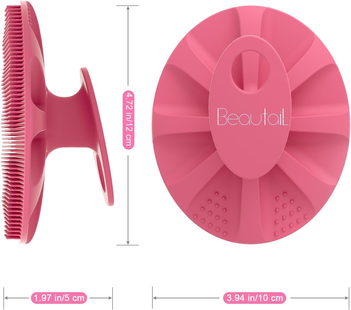 Thumbnail 6 de BEAUTAIL Silicone Body Scrubber 4 Pack – Gentle, Hygienic Exfoliation for All Skin Types