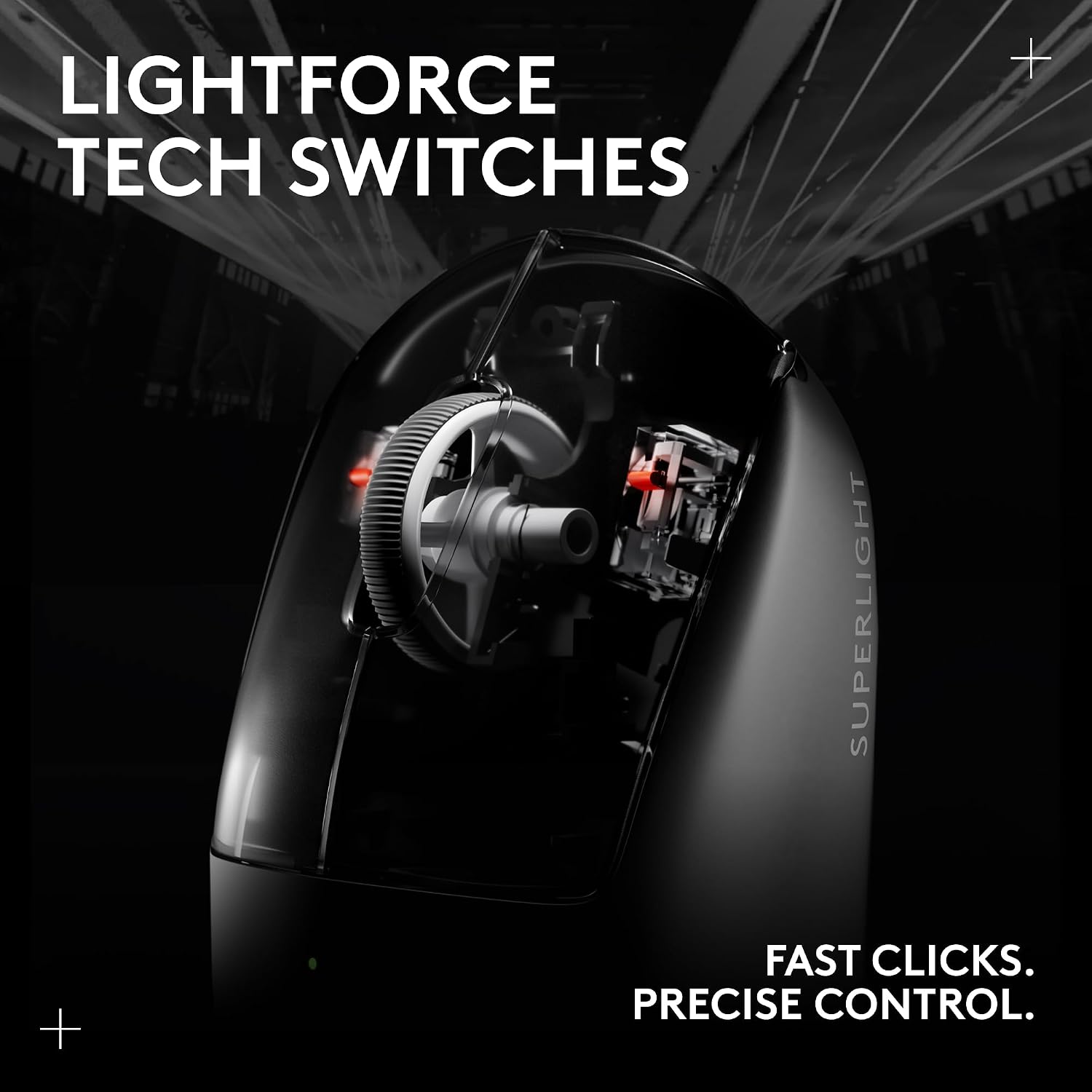 Detalle de Logitech G PRO X Superlight 2 Wireless Gaming Mouse – 60 g Pro-Grade Lightweight Precision