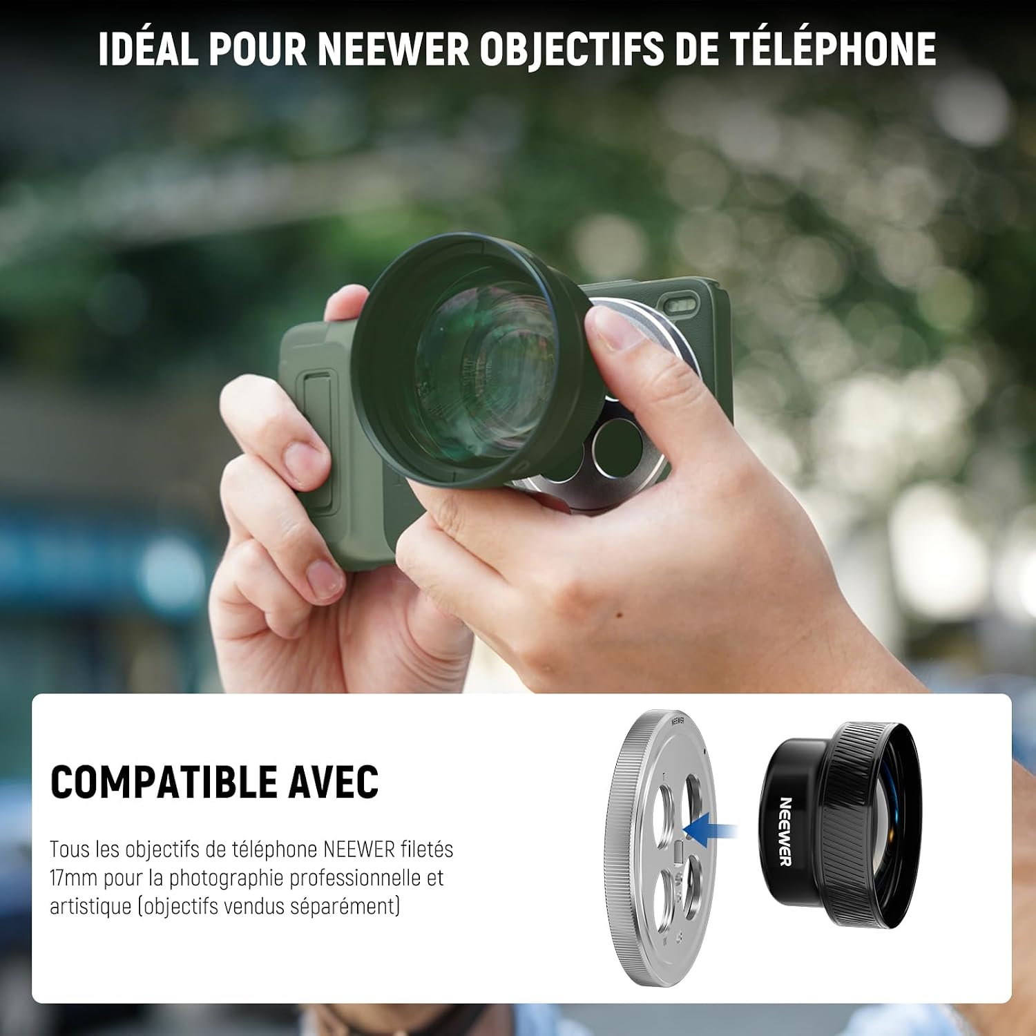 Thumbnail 5 de NEEWER X200 Ultra plaque arrière 17mm