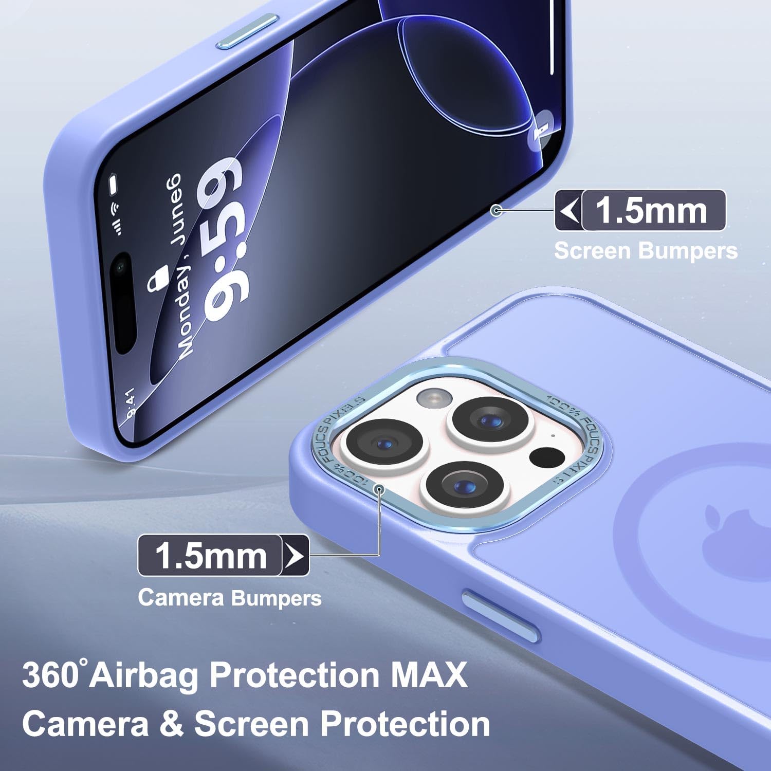 Thumbnail 5 de Newfuture iPhone 16 Pro Magnetic Slim Case, 13ft