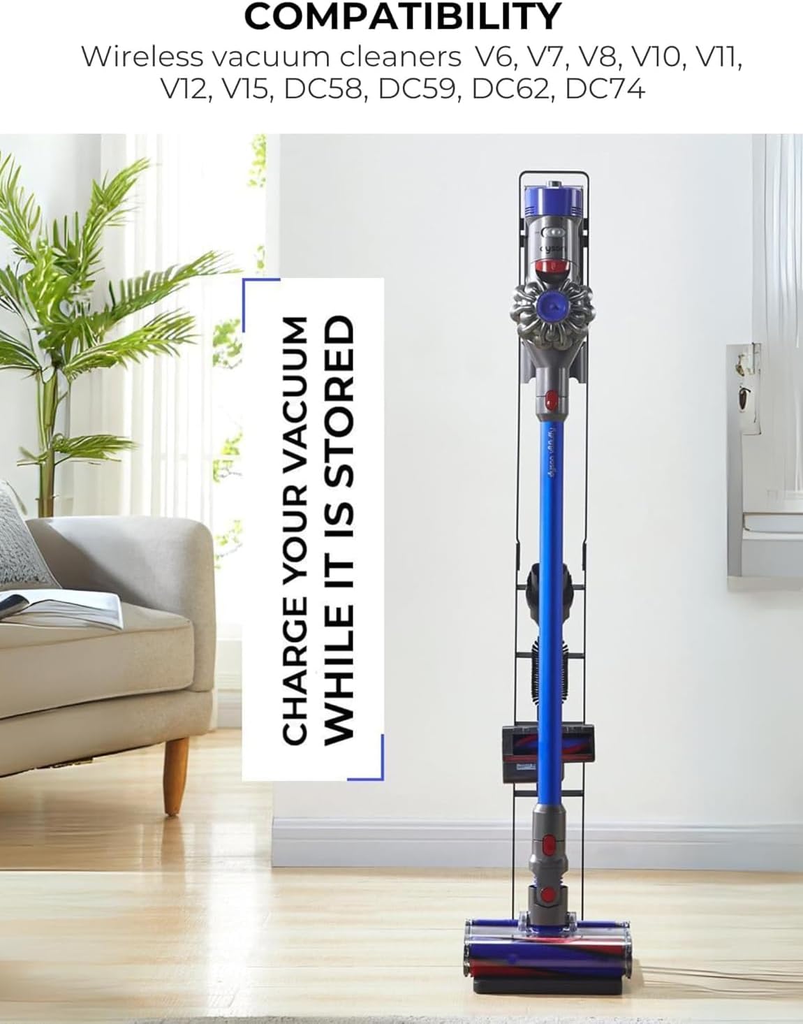 Detalle 2 de Organizzatore Aspirapolvere Supporto Metallo 127 cm