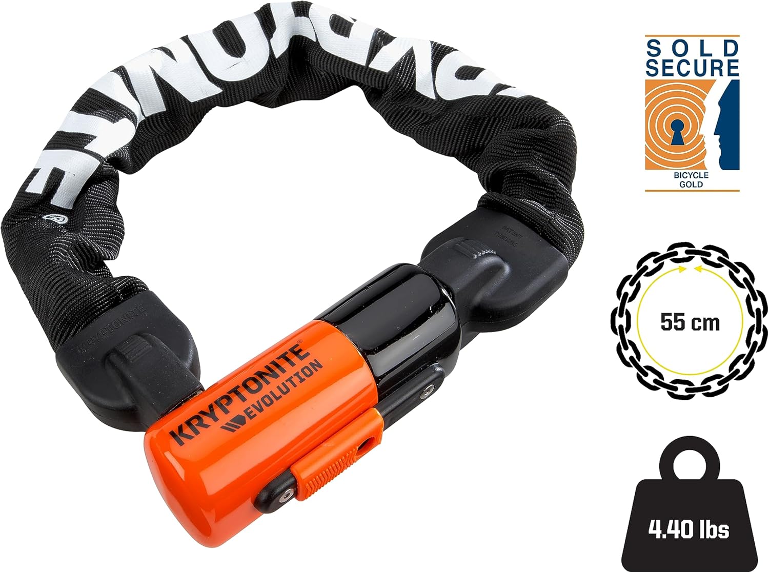 Thumbnail 2 de Kryptonite Catena Evolution 1055 10 mm x 55 cm: affidabile protezione per la tua bici