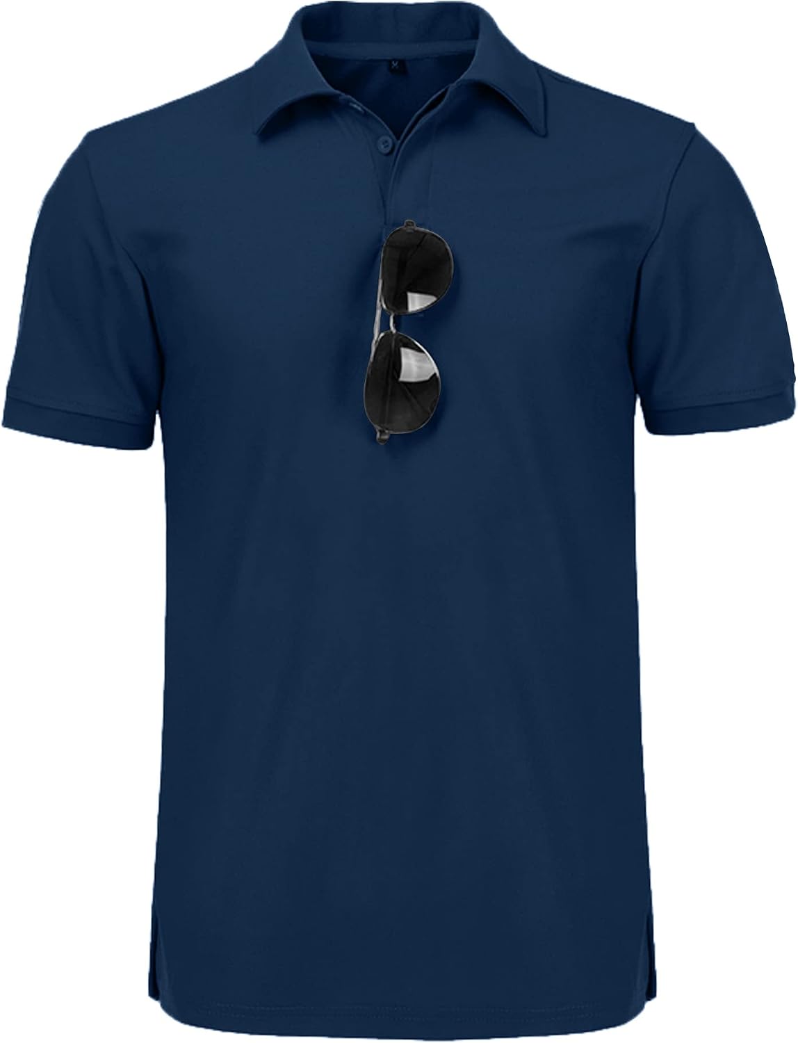 Detalle de JACKETOWN Poloshirts Herren Kurzarm – atmungsaktives, schnelltrocknendes Golf-Poloshirt mit Knopfleiste