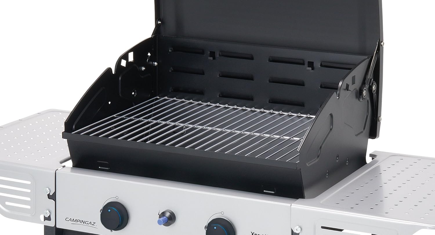 Detalle de Campingaz Xpert - Barbecue a gas con due bruciatori e carrello in acciaio, 100 l