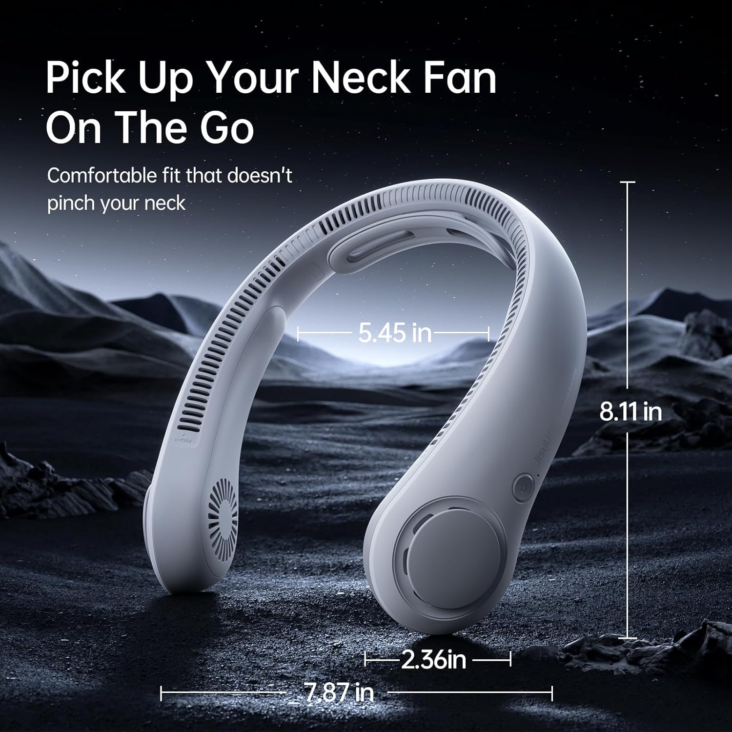 Thumbnail 5 de JISULIFE Portable Neck Fan Upgraded – Bladeless Hands-Free Personal Cooling
