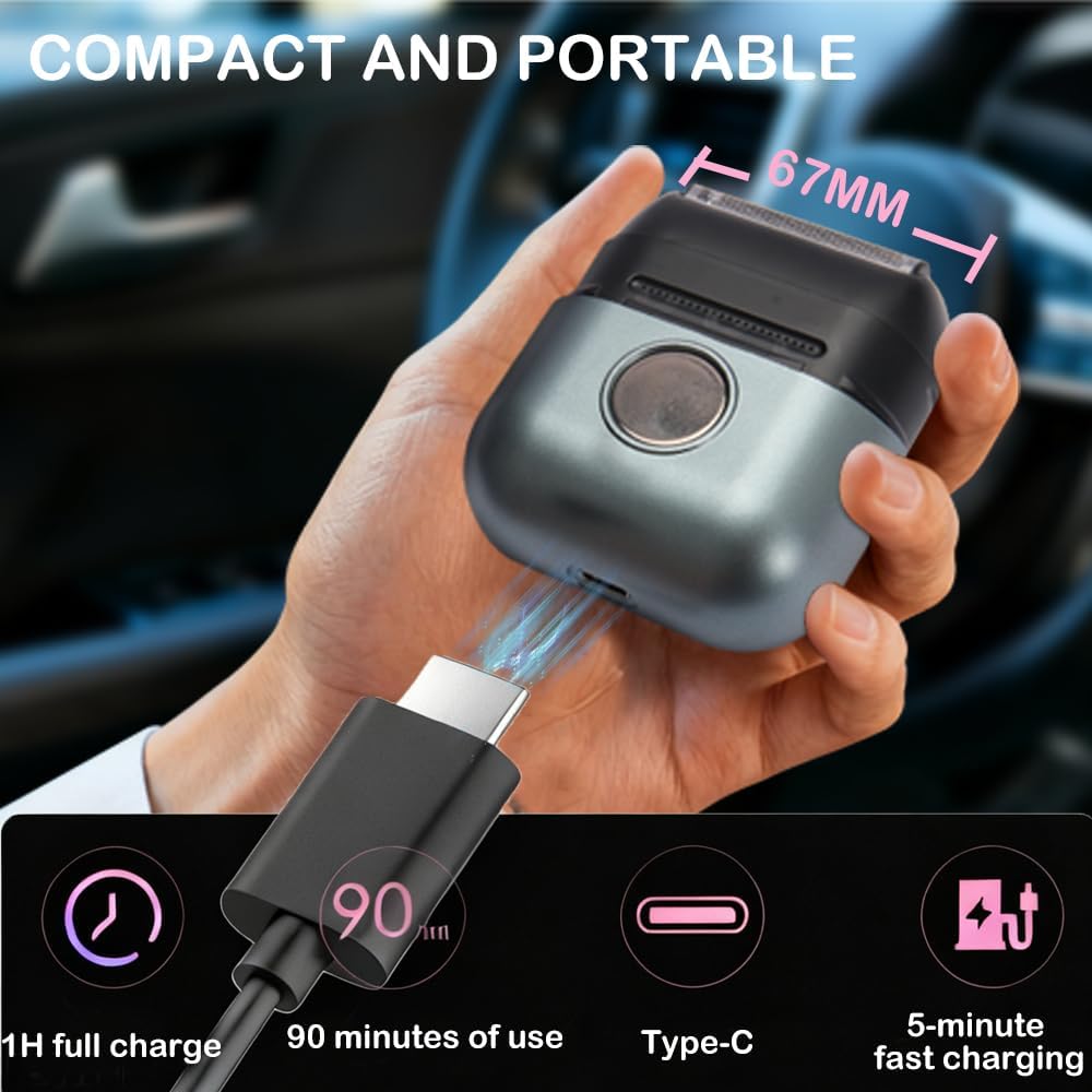 Thumbnail 3 de Foil Shaver for Men with USB-C Recharge, 8000RPM Motor, and IPX6 Wet & Dry