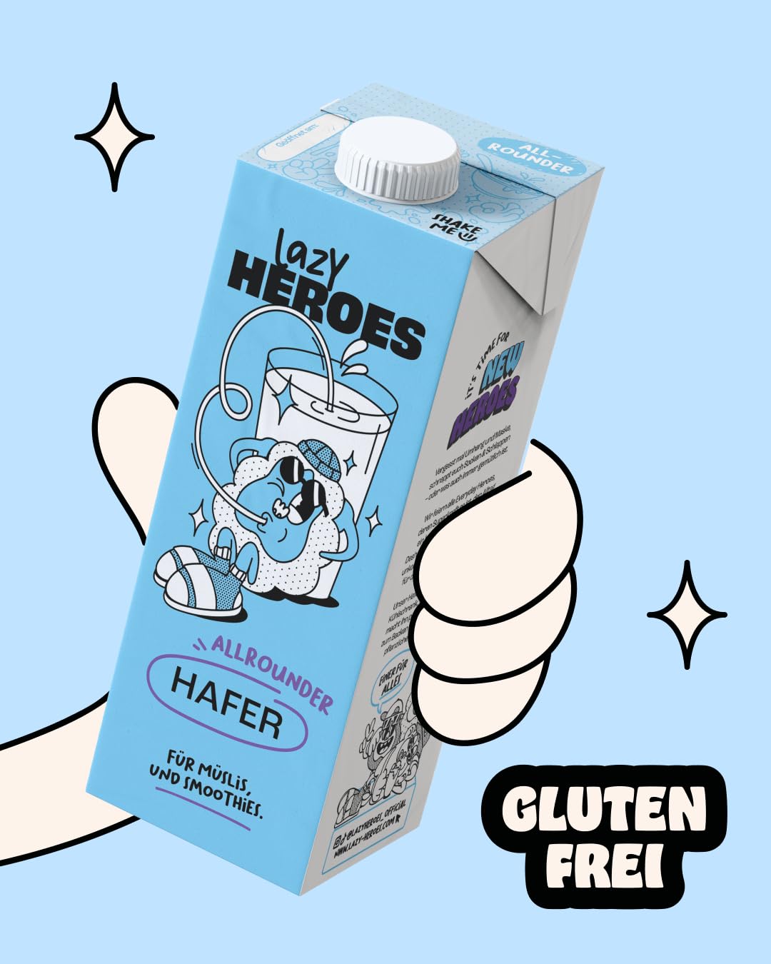 Thumbnail 4 de Lazy Heroes Allrounder Hafer Drink 1L 🥛
