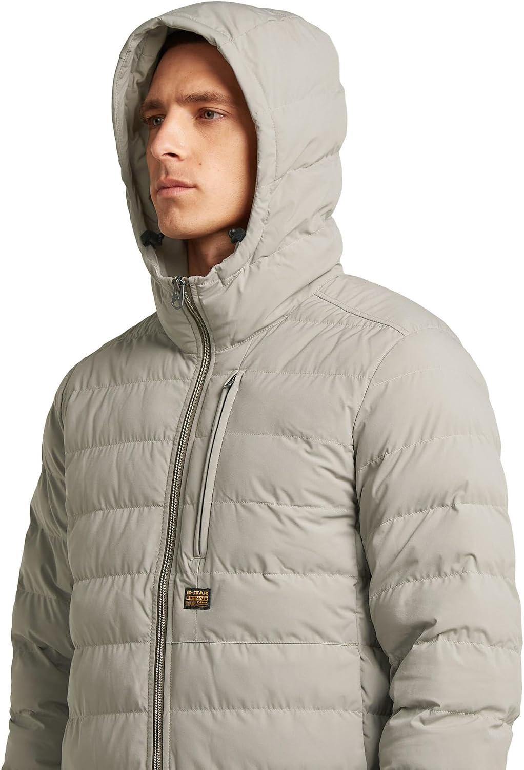 Thumbnail 4 de G-Star Foundation HDD Liner Jkt Puffer Homme – Beige, Taille S