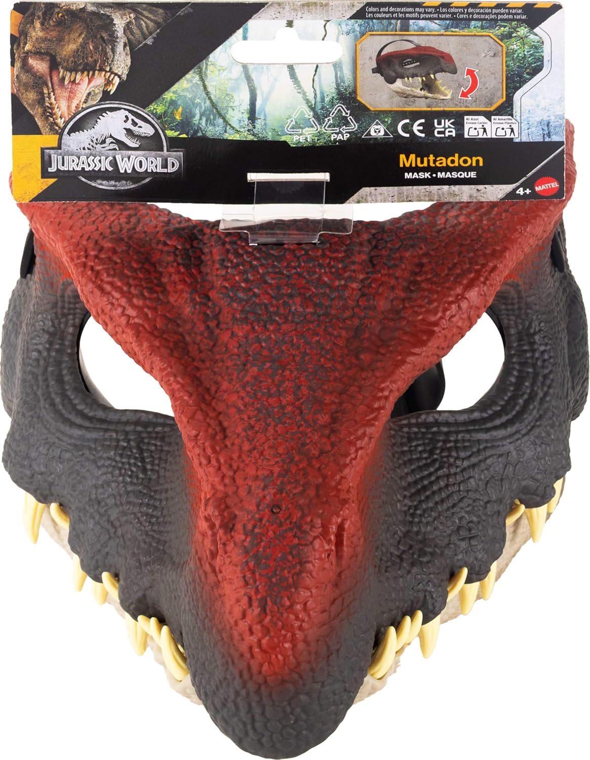Thumbnail 5 de Mattel Jurassic World Rebirth Mutadon Dinosaur Mask with Openable Jaw Chomp Action