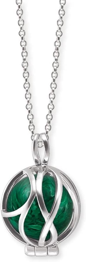 Thumbnail 6 de Engelsrufer Damen Halskette aus Sterling Silber mit Kraftstein Kugel Anhänger – verstellbare Länge, nickelfrei