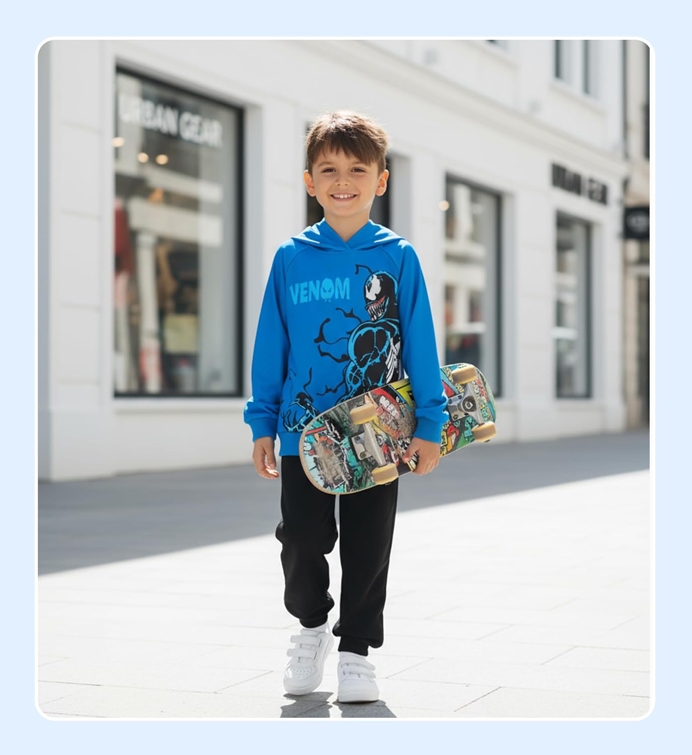 Thumbnail 6 de Marvel Venom Kids' Hoodie, Navy Pullover with Stretch Fabric, Ages 2–9