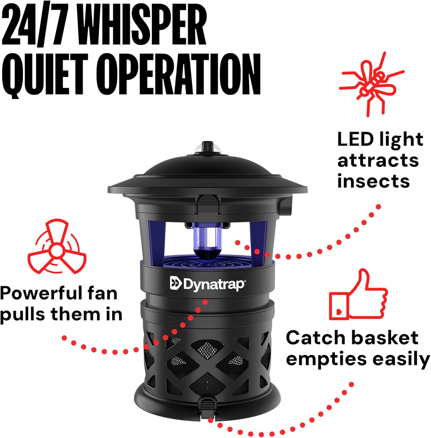 Detalle de Dynatrap DT2030SR Fly Traps Outdoor: Mosquito & Flying Insect Killer for 1 Acre