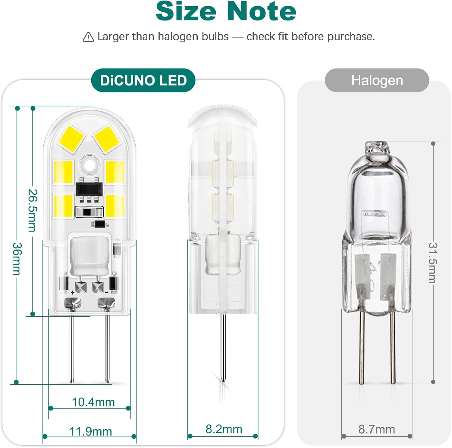 Detalle 2 de Lampadina LED G4 DiCUNO 1,5 W 6000K