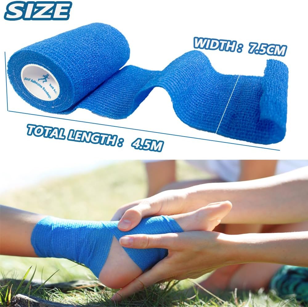 Thumbnail 1 de ANAMPION 7,5 cm x 4,5 m Selbstklebender Verband 🎗